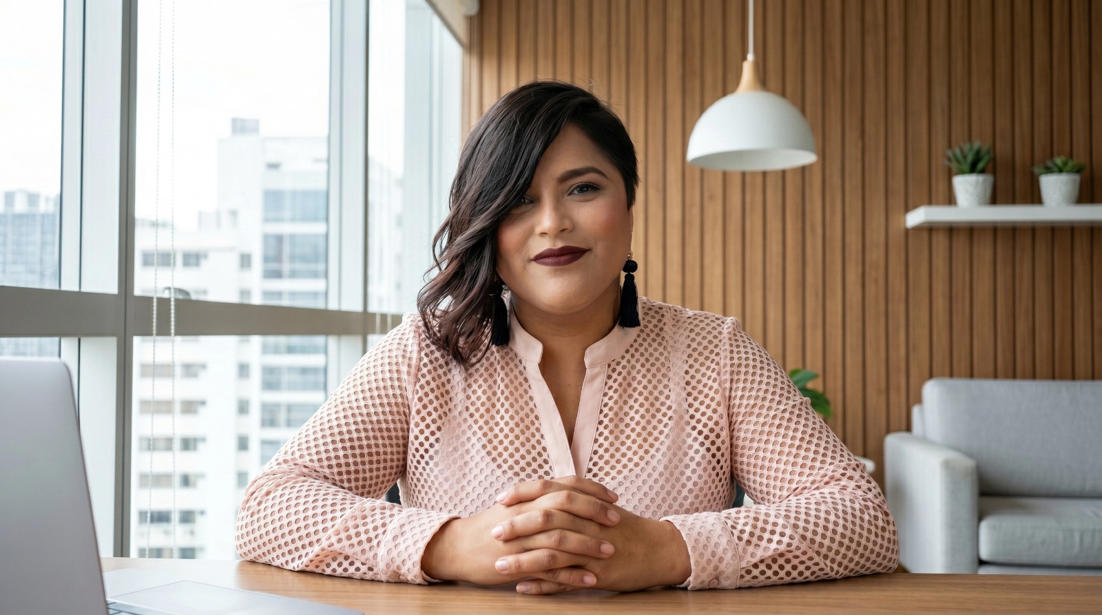 Paola Caram Ibarra, Directora Ejecutiva de CIASA, en su oficina en Santo Domingo